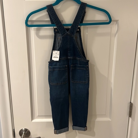 NWT Crewcuts toddler jean overalls, 2T - Picture 2 of 3